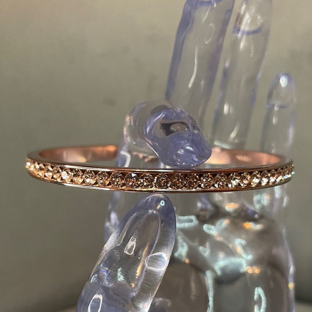 Coach Rose Gold Rhinestones Bracelet